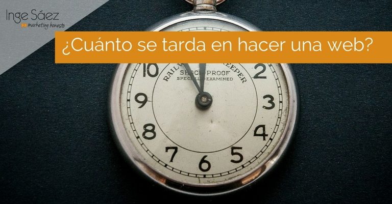 cuánto tiempo se tarda en crear una web