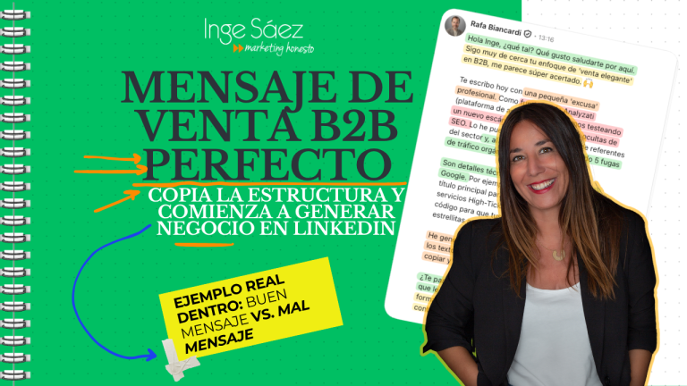 El mensaje de venta B2B perfecto, vender más diciendo menos