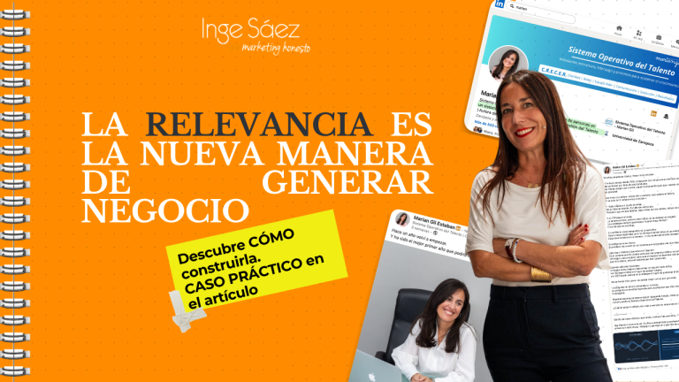 Portada del artículo de Inge Sáez sobre relevancia y autoridad en LinkedIn